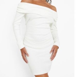 White Off the Shoulder Dress